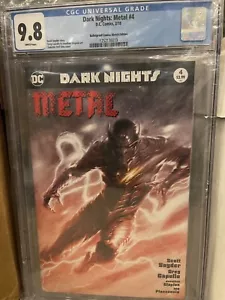 DARK NIGHTS METAL 4 GABRIELLE DELL OTTO BULLETPROOF S/W VARIANT CGC 9.8 Flash - Bild 1 von 2