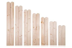 Zaunlatten 60cm Holzzaun Holz Zaun Brett Zaunbrett Gartenzaun - Bild 1 von 3