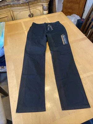 Lee Effortless Wash & Wear 6 Largo Negro Calce Relajado tiro medio para mujer Foto 1 de 4