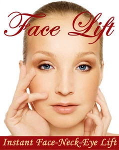 FACELIFT Instant Face,Neck and Eye Lift, 40 Double Facelift Tapes and 5 Elastics - Picture 1 of 4