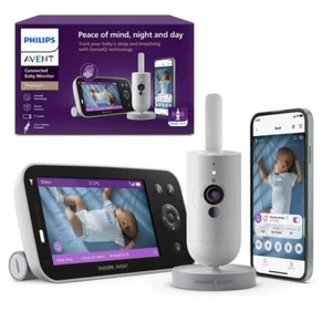 Philips Avent Premium Connected Babyphone, mit 1080p Kamera und App, Sens... - Bild 1 von 8