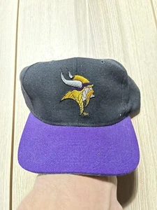 Vintage STARTER Minnesota Vikings Logo Wolle Snapback Mütze - Bild 1 von 8