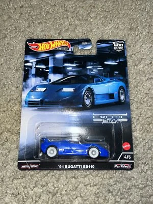 Hot Wheels Premium Exotic Envy 94 Bugatti EB110 - Image 1 of 4