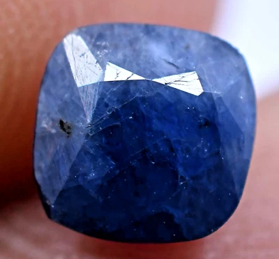 Natural Blue Ceylon Sapphire 1.75 CT Certified Untreated Cushion Loose Gemstone - Image 1 of 4