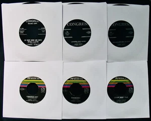 LINDA SCOTT ✦ 6 Teen Rock 45's~Nice Condition~CONGRESS - CANADIAN AMERICAN - Imagen 1 de 2
