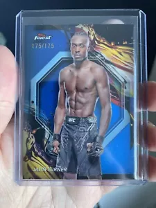Jalin Turner Uncommon Blue Refractor /175 - 2024 Topps Finest UFC #137 - Picture 1 of 2