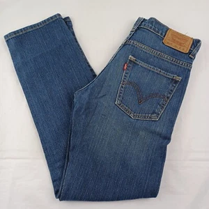 Levi's Red Tab Jeans Size 16 Reg Boys 511 Skinny 28Lx28W" Blue Denim 5 Pockets  - Picture 1 of 9