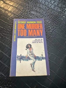 One Murder Too Many ~George Harmon Coxe~ Pyramid Books 1st Print 1967 - Imagen 1 de 1