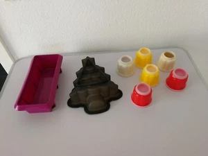 Puddingförmchen Weihnachten Weihnachtsbaum Dessertform Silikonbackform flexibel - Bild 1 von 12