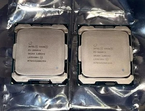 Matching pair Intel Xeon E5-2660 v4 SR2N4 CPUs – 14-Core 2.0GHz–LGA2011-3–Tested - Zdjęcie 1 z 2