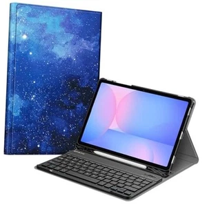  Keyboard Case for Samsung Galaxy Tab S10 FE/ S9 FE 5G 10.9 Inch/Tab starry sky - Picture 1 of 7