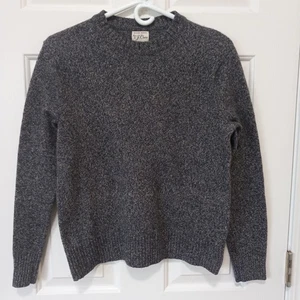 J. CREW Rugged Merino Blend Damen Grau Strick Pullover Freizeit Karriere Alltag S - Bild 1 von 3