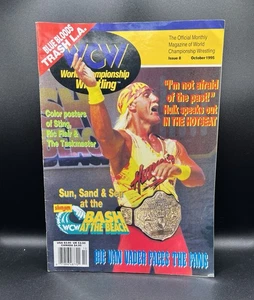 RARE WCW Wrestling Magazine Issue 8 Hulk Hogan Cover October 1995 WWE WWF - Bild 1 von 2