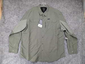 Wrangler ATG Shirt Mens 2XL Utility Convertible Sleeve Outdoor Hiking Performanc - Picture 1 of 16