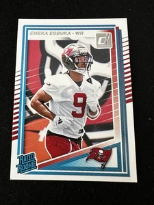 Emeka Egbuka RC 2025 Donruss Fútbol Clasificado Novato #375 Buccaneers - Imagen 1 de 3