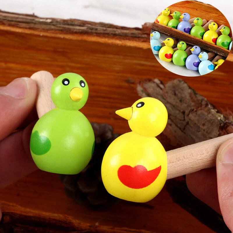 Mini Whistle Bird Toy Musical Toys Colorful Wooden Toy Lovely Kids Musical Gift - Image 1 of 4