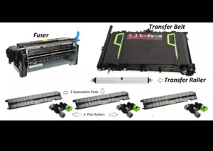 LEXMARK CS820,CX820,CX825,CX860,FUSER /Transfer Belt&roller,3Pickrollers.41x0928 - Picture 1 of 1