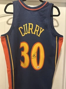 Stephen Curry Golden State Warriors Signed Autograph Jersey Mitchell & Ness FAN - Picture 1 of 6