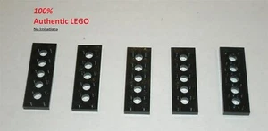 LEGO NEU 2x6 schwarze Technic Platte mit Löchern (5X) 3200126 Stein 32001 - Bild 1 von 1