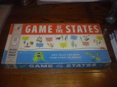 Milton Bradley Game of the States Board Game, Early 1970s Complete - Image 1 of 4