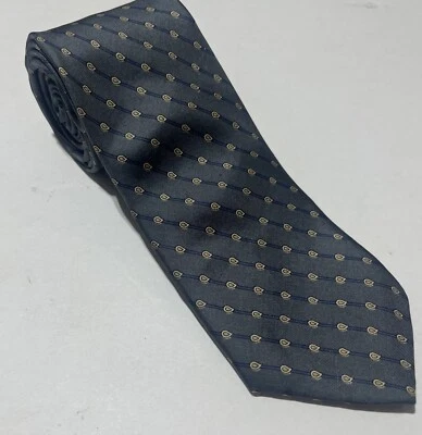 Corbata Envoy Hombre Denim Azul Con Diseño Pequeño Material Desconocido Estándar L/Ancho Foto 1 de 4