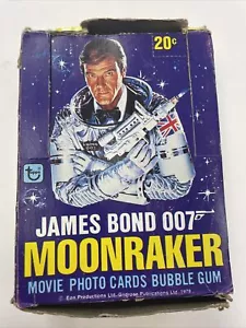 1979 Topps Moonraker (James Bond 007) scatola 36 confezioni scatola completa - Foto 1 di 10
