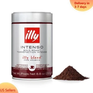 Illy Intenso Dark Roast Espresso Ground Coffee - 8.8oz - Picture 1 of 5