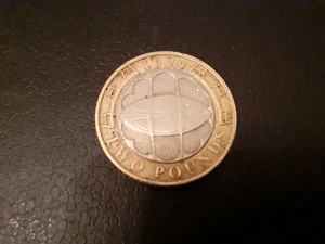 £2 Coin 1999 - Issued For The Rugby World Cup - Collectible Condition - USED. - Bild 1 von 1