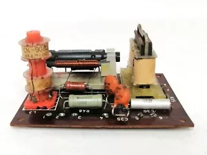 Vintage Soviet TV Circuit Board Replacement Parts Decor DIY Radio USSR - Picture 1 of 9