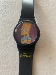 BART SIMPSON LIMITED EDITON POP-UP LENTICULAR WRIST WATCH w/manual Rare Subway - Picture 1 of 3