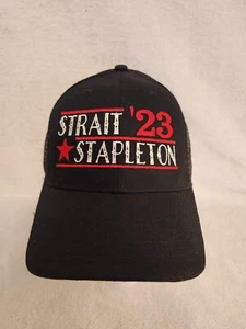 George Strait Chris Stapleton ‘23 Trucker Ball Cap Hat New - Picture 1 of 12