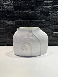 Royal Doulton Impressions 'Twilight Rose' Cypress Low Vase by Gerald Gulotta - Picture 1 of 6