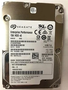 SEAGATE ST600MP0006 600GB 15000RPM 12Gbs 256MB 15K 2.5'' SAS Hard Drive - Picture 1 of 5