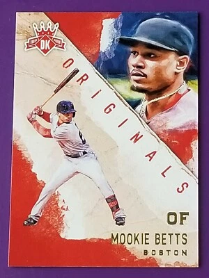 2017 Diamond Kings DK Originals Mookie Betts #DO-12 Baseball Card - Image 1 of 3