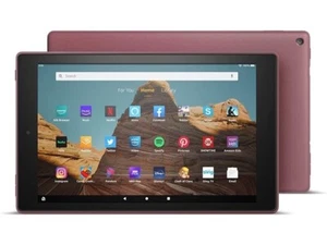 Amazon Fire HD 10 Tablet (10.1" 1080p full HD display, 32GB) (2019 Release) Plum - Picture 1 of 10