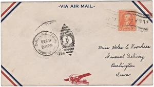 1934 First Flight Cover, Dallas Texas to Burlington Vermont R3S20 - Picture 1 of 2