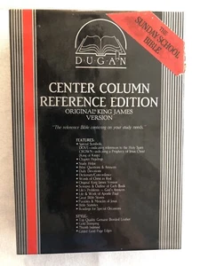 VTG Dugan Center Column Reference Edition KJV Bible w/Box (1986) - Picture 1 of 15