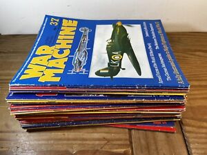 War Machine Magazines Bundle X 46 Issues 1980s Aircraft Army RAF Armed Forces