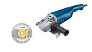 Bosch Winkelschleifer GWS 22-230 J + Diamantscheibe 230 mm - Bild 1 von 1