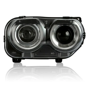 New Pair LED DRL Projector Headlights Front Lamps For 2015-2022 Dodge Challenger - Picture 1 of 5