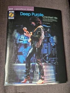 Deep Purple Greatest Hits Guitar Signature Licks Song Book + CD - New +++++ - Picture 1 of 3