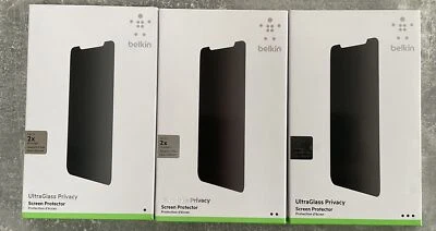 BELKIN IPHONE 12 / 12 PRO / PRO MAX / MINI ULTRA GLASS PRIVACY SCREEN PROTECTOR - Image 1 of 3