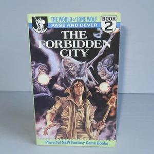 Joe Dever Lone Wolf #2 The Forbidden City Vintage 1986 Adventure Game Book - Imagen 1 de 20