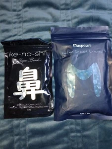 3,5 Unzen Beutel Maxpearl Hartwachs Haarentfernung Wachs Bohnen 2er Pack Kenashi Wachsperlen - Bild 1 von 6