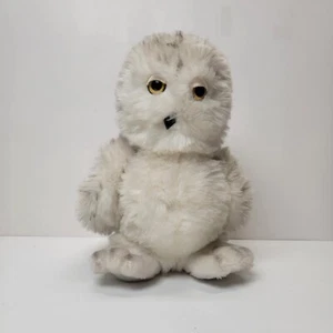 Dakin Snow Spotted Owl Plush Stuffed Bird Vtg 1981 Made in Korea - Picture 1 of 8