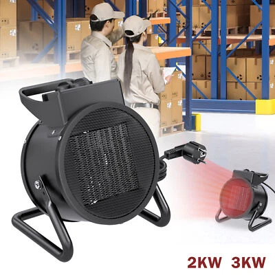 Keramik Heizlüfter Elektroheizer 2kW 3kW Frostwächter Elektro Heizgebläse Neu - Bild 1 von 4