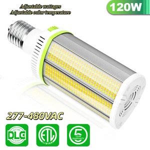LED Corn Light Bulb 120W/100W/80W Adjustable E39 Base 5700K 5000K 4500K 480VAC - Picture 1 of 14