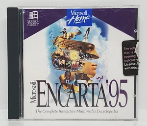 MICROSOFT ENCARTA '95 ~ MULTIMEDIA ENCYCLOPEDIA CD-ROM (1995) MICROSOFT HOME - Picture 1 of 3