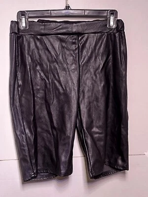 New Look Woman's Shorts Medium Stretch Faux Leather - Image 1 of 4