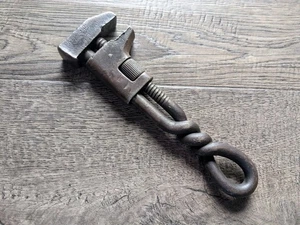"Llave ajustable vintage ACME mango trenzado 8"" hecha en EE. UU." - Imagen 1 de 7